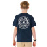 T-shirt Rip Curl Agrafador Menino Azul