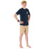 T-shirt Rip Curl Agrafador Menino Azul