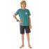 T-shirt Rip Curl Agrafador Menino Azul