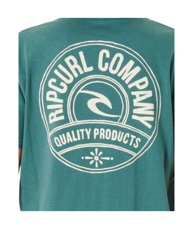 Camiseta Rip Curl Stapler Niño Azul