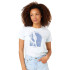 T-shirt Rip Curl Re-Entry Crew Neck Branco para mulher