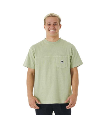 Camiseta Rip Curl Quality Surf Products Pkt Hombre Verde Camiseta Rip Curl Quality Surf Products Pkt Hombre Verde