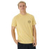 T-shirt Rip Curl Agrafeuse Homme Jaune
