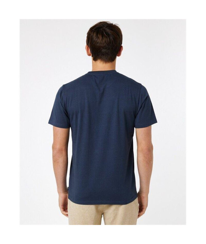 T-shirt Rip Curl Encadré Homme Bleu