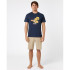 T-shirt Rip Curl Homem emoldurado Azul