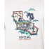 T-shirt Rip Curl Homem emoldurado Branco