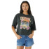 T-shirt Rip Curl Barrelled Heritage Crop Cinzento para mulher