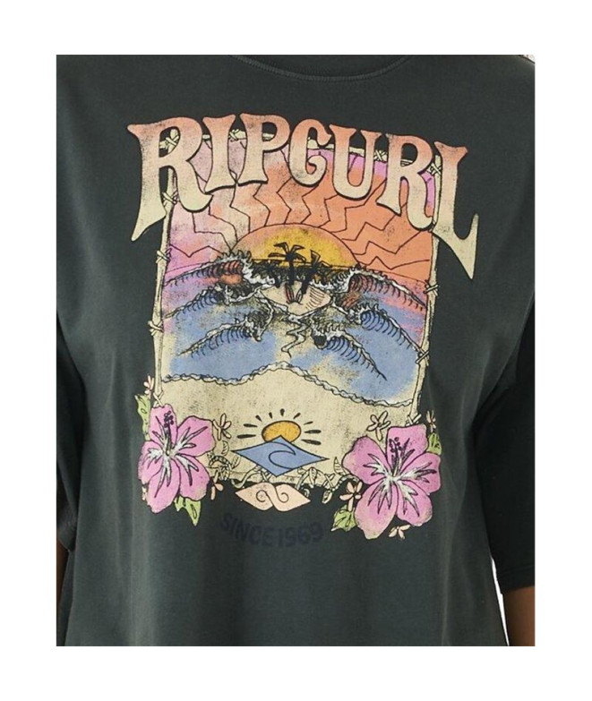 T-shirt Rip Curl Barrelled Heritage Crop...