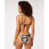 Biquíni de praia e piscina Rip Curl Sun Dance Conjunto triplo para mulher Preto