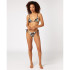 Biquíni de praia e piscina Rip Curl Sun Dance Conjunto triplo para mulher Preto