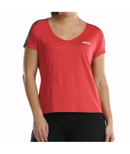 Camiseta de Montaña +8000 Novar Cereza Mujer