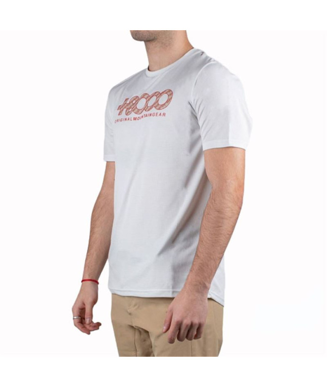 Camiseta de Montaña +8000 Usame Marfil Hombre