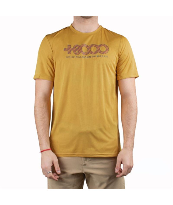 Camiseta de Montaña +8000 Usame Camel Hombre