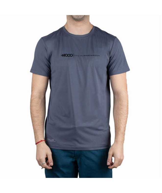 T-Shirt Montagne +8000 Uvero Grey Man