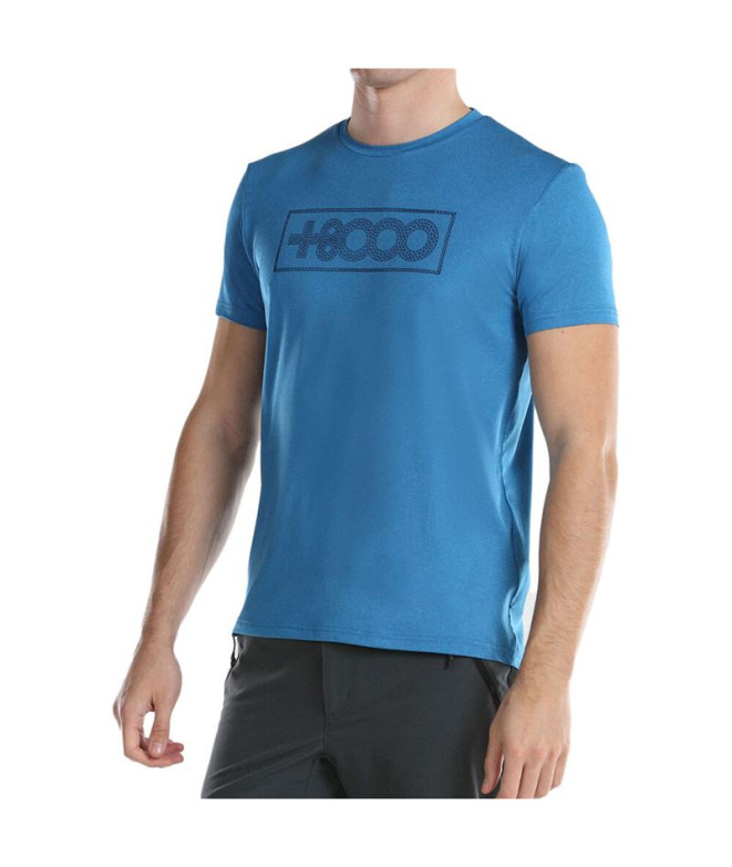 T-Shirt Montagne +8000 Uyuni Homme Bleu