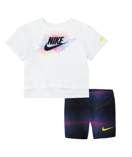 Conjunto Nike Aop Bike Short Girl