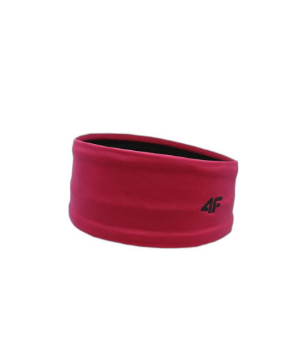 Fita para a cabeça Running 4F Banda U035 Rosa choque