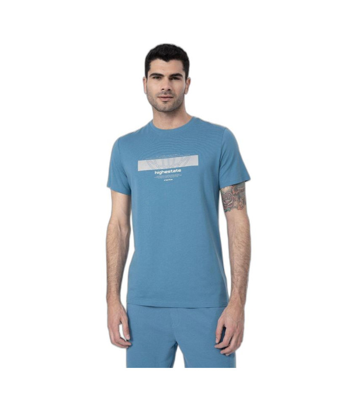 Camiseta 4F M304 Hombre Azul