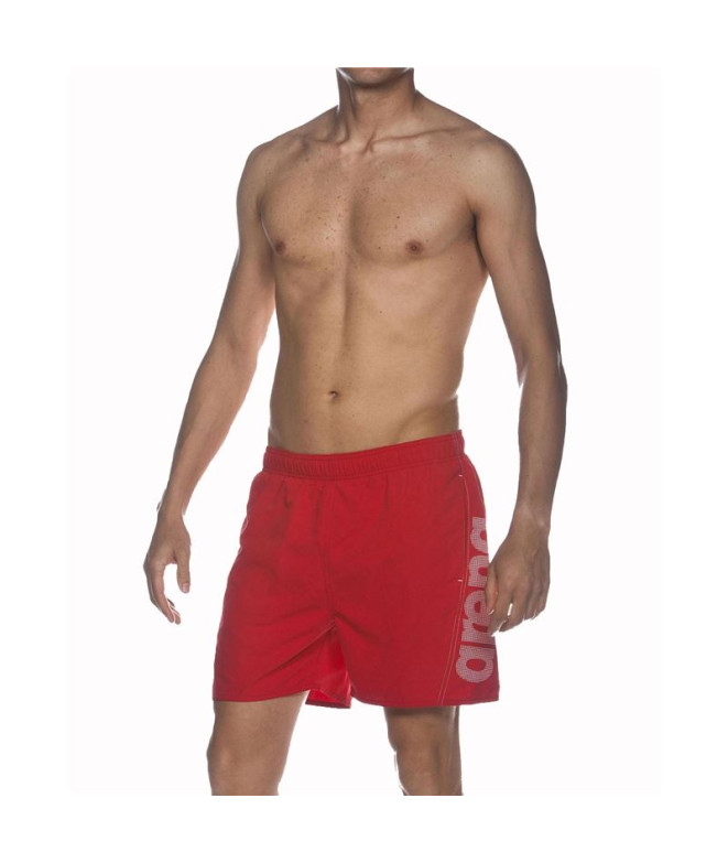 Maillot de bain by Natation Arena Fundamentals Logo Boxer Homme Rouge