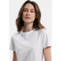 T-shirt Champion Camisola branca de gola redonda para mulher