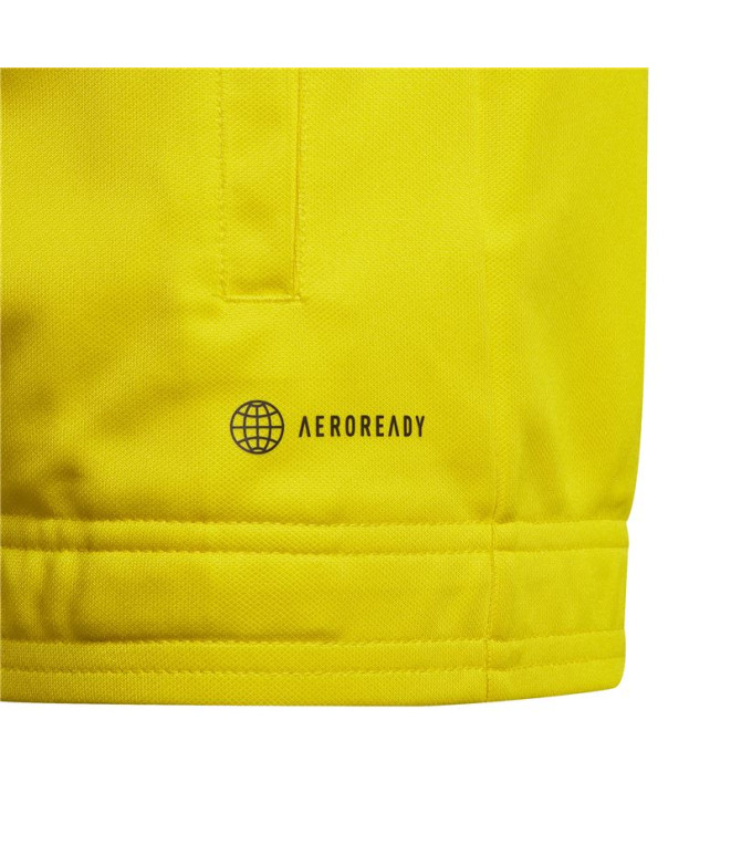 Veste de football adidas Entrada 22 Kids Yellow