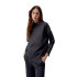 Sudadera Born Living Yoga Lua Negro Mujer
