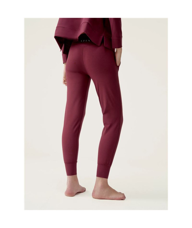 Born Living Yoga Daba Pantalon Rouge Vin Femmes