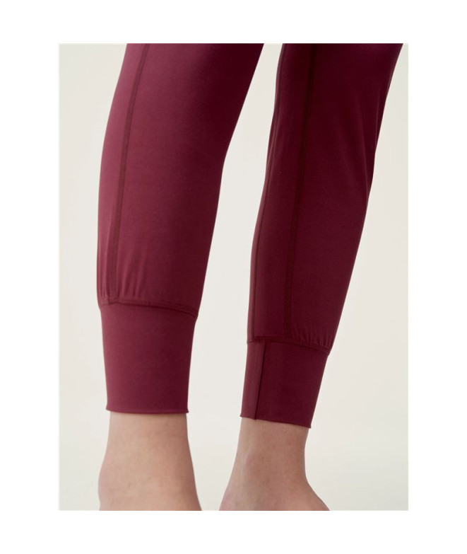 Born Living Yoga Daba Pantalon Rouge Vin Femmes