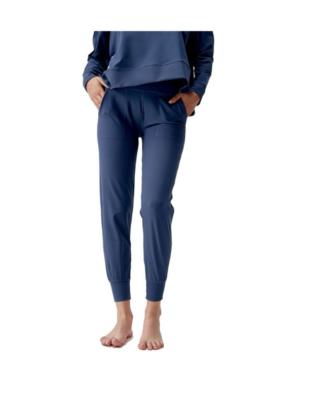 Born Living Yoga Daba Sailor Pants Azul Mulher