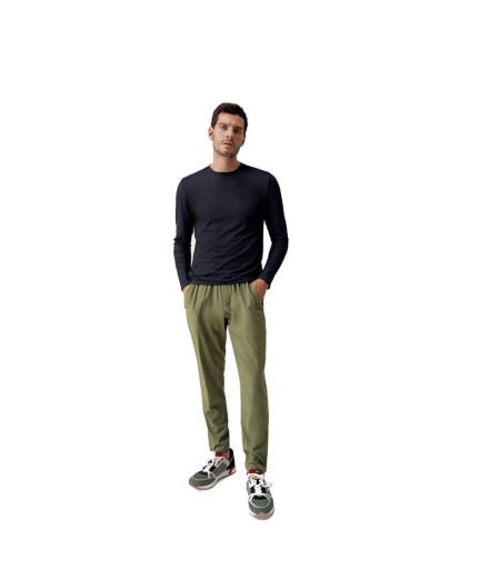 Calças Yoga Born Living Yoga Okavango Kaki Homem Calças Yoga Born Living Yoga Okavango Kaki Homem