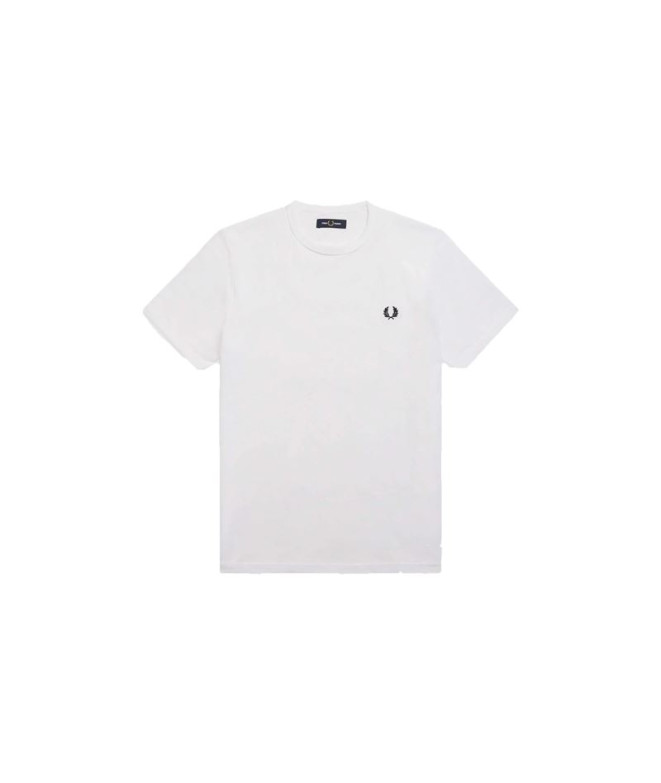 Fred Perry Ringer T-shirt branco Homem