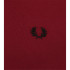 Polo Fred Perry Twin Tipped vino tinto Hombre