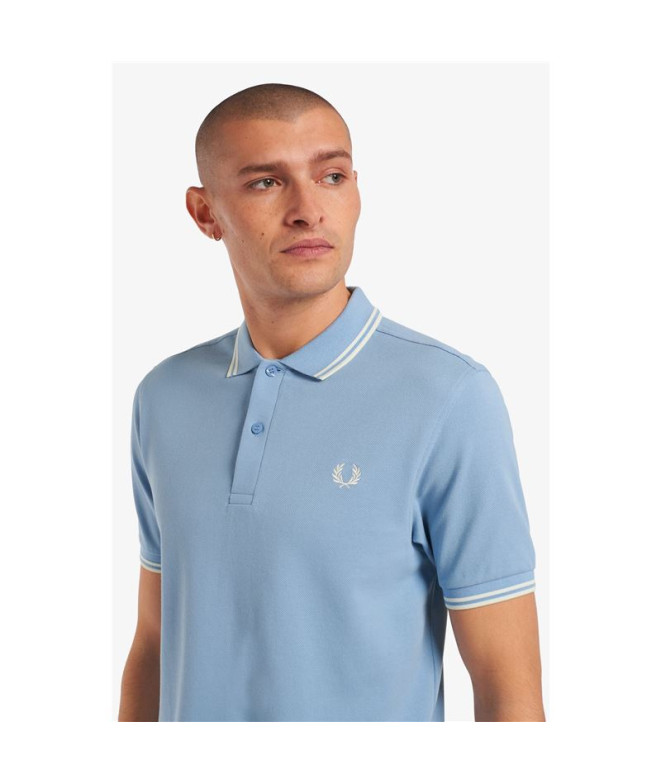 Fred Perry Twin Tipped Shirt Blue Man