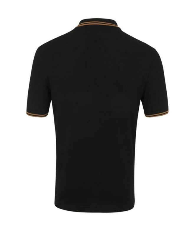 Polo Fred Perry Twin Tipped noir/or Hommes
