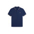 Polo bleu Fred Perry Twin Tipped Hommes