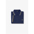 Polo bleu Fred Perry Twin Tipped Hommes