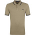 Polo Fred Perry castanho com duas pontas Homem