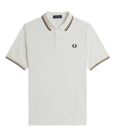 Pólo cinzento Fred Perry para homem