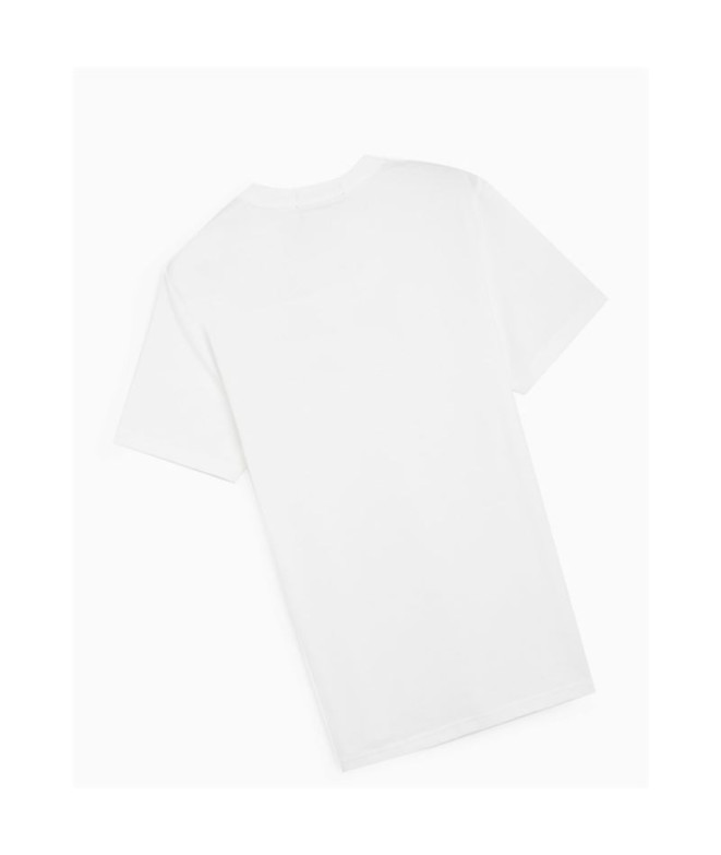 Fred Perry T-shirt bordada branca Homem