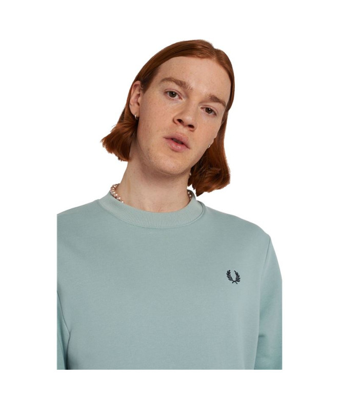 Sweatshirt Fred Perry Crew Neck azul Homem