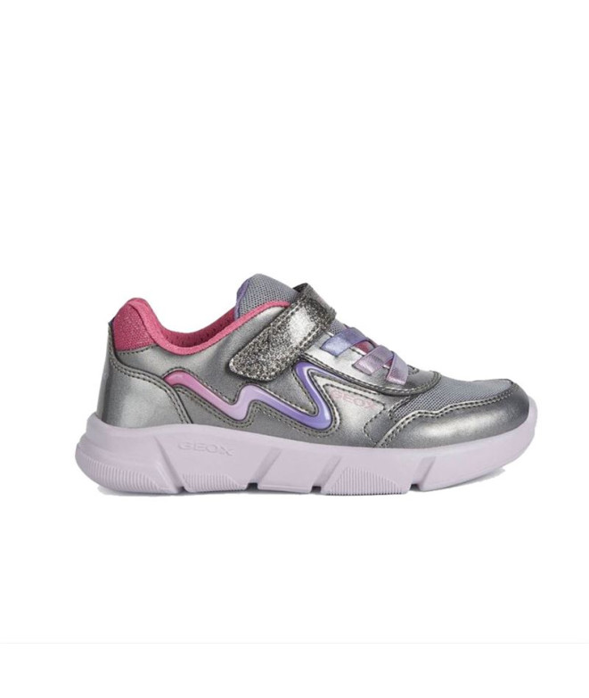 Chaussures Geox J Aril lilas Fille