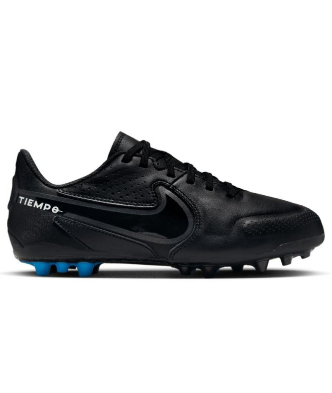 futebol Nike Tiempo Legend 9 Academy AG botas pretas menino