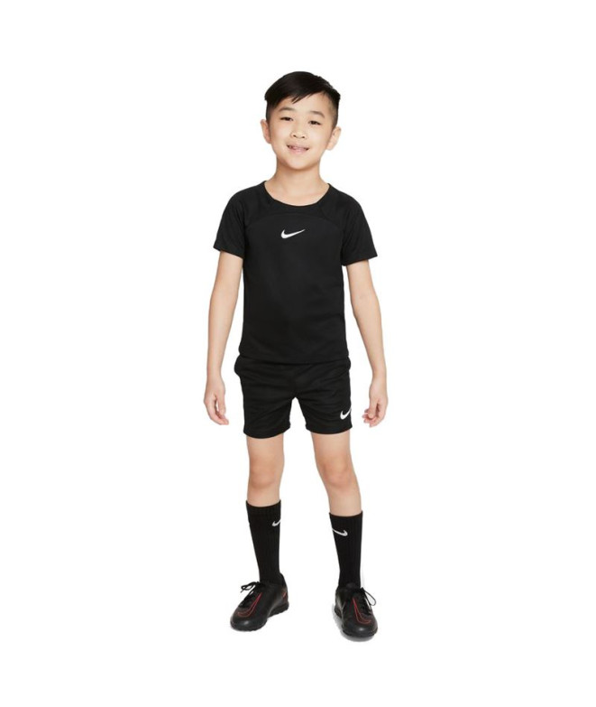 Conjunto futebol Nike de Dri-FIT Academy Pro preto Menino