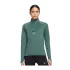 Sudadera de running Nike Dri-FIT Element verde mujer