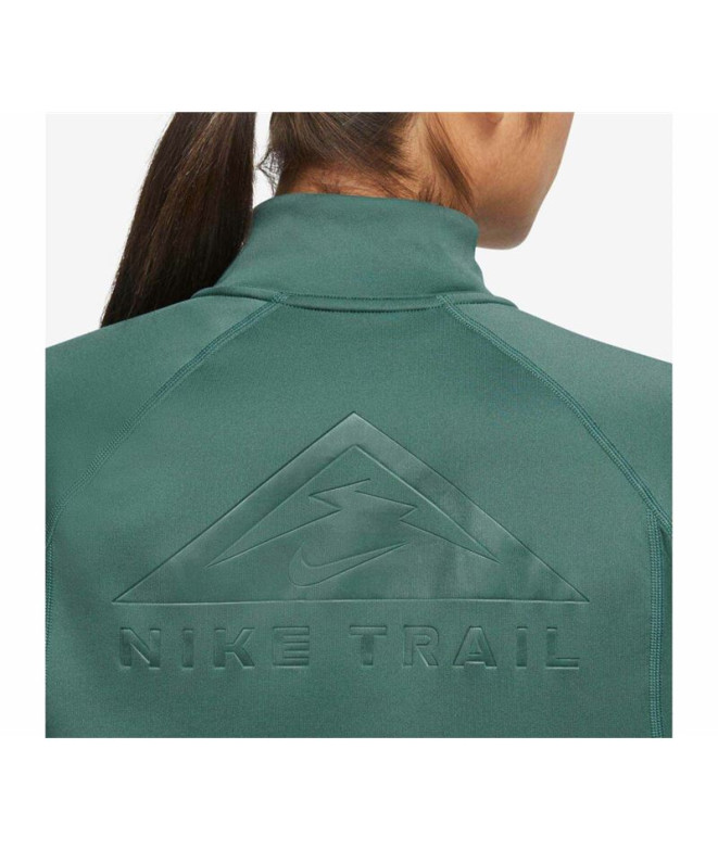 Sweat running Nike en Dri-FIT Element green femme