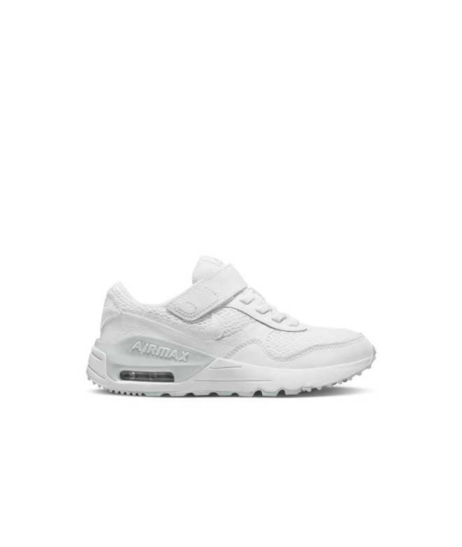 Chaussures Nike Air Max SYSTM blanc enfant