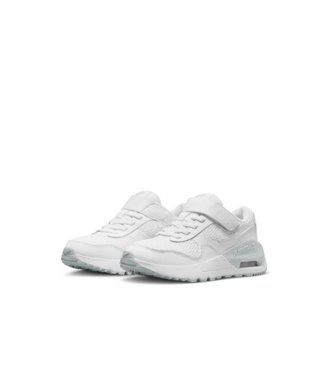 Chaussures Nike Air Max SYSTM blanc enfant