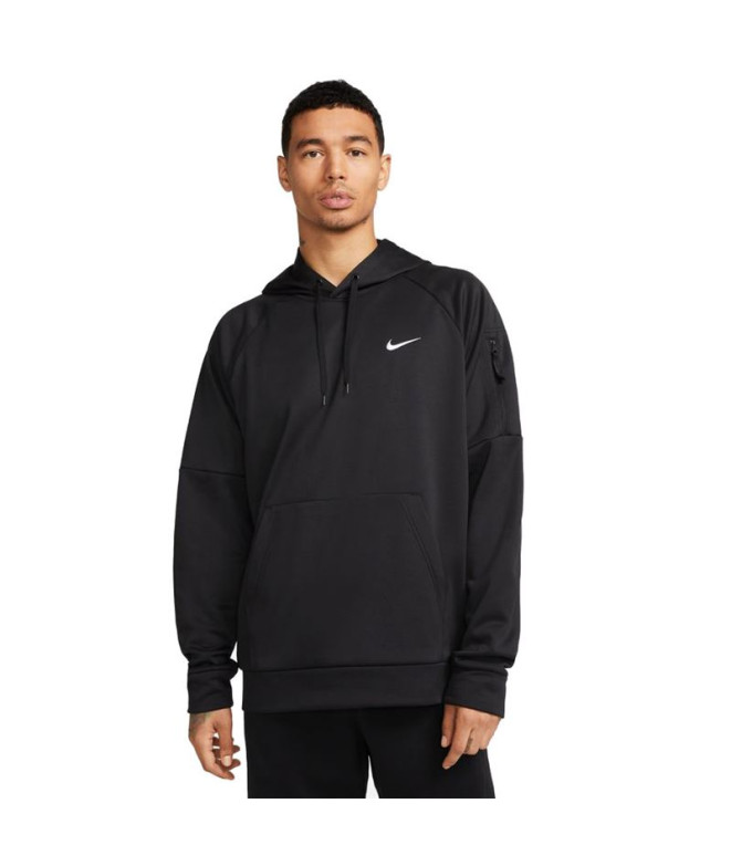 Sweatshirt Nike Therma-FIT noir Hommes