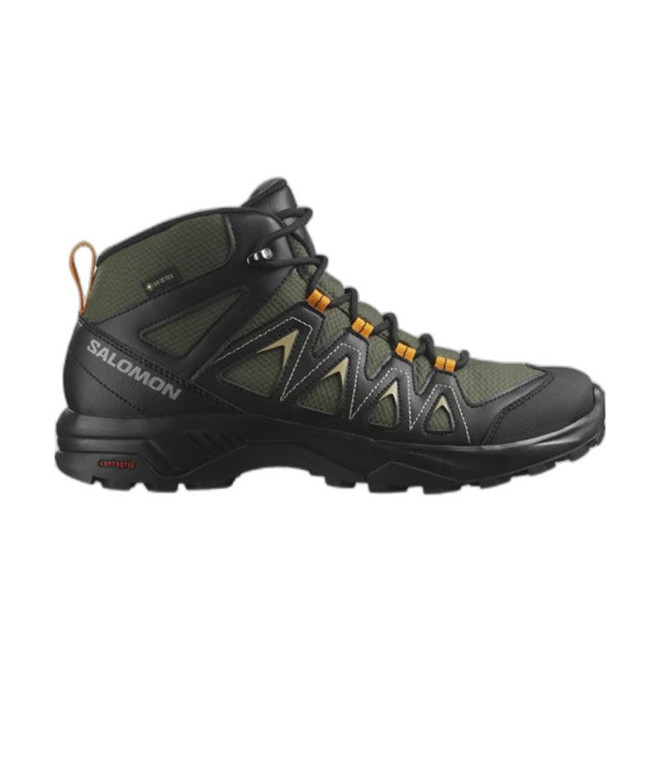 Botas de montanha Salomon X Braze Mid Gore-Tex Verde para homem