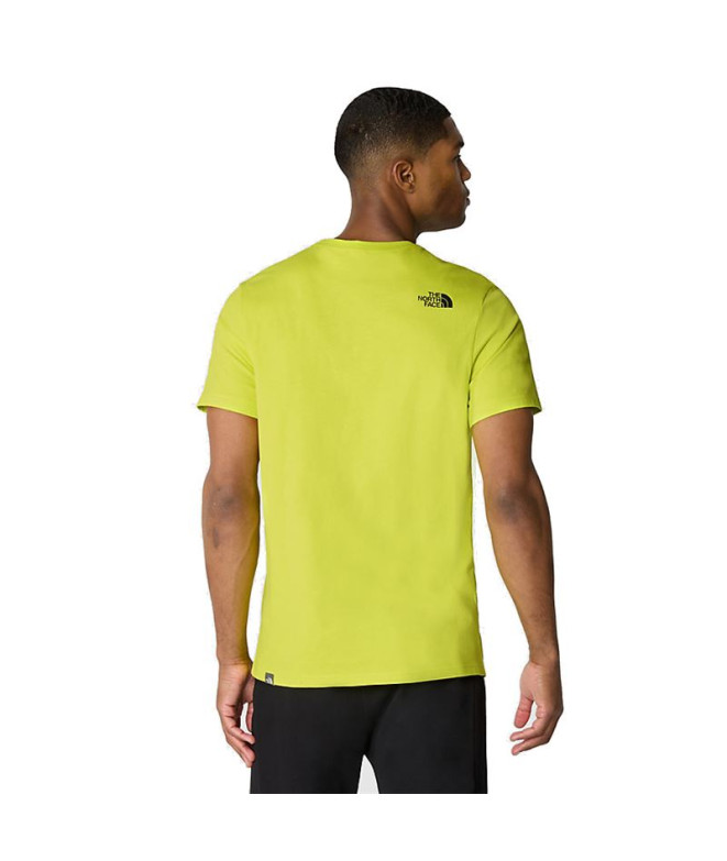 T-Shirt Montagne The North Face Easy Yellow Man